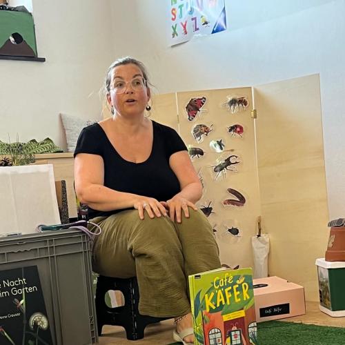 Literaturvermittlerin Christina Perchtl