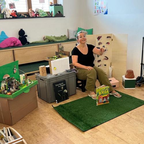 Literaturvermittlerin Christina Perchtl