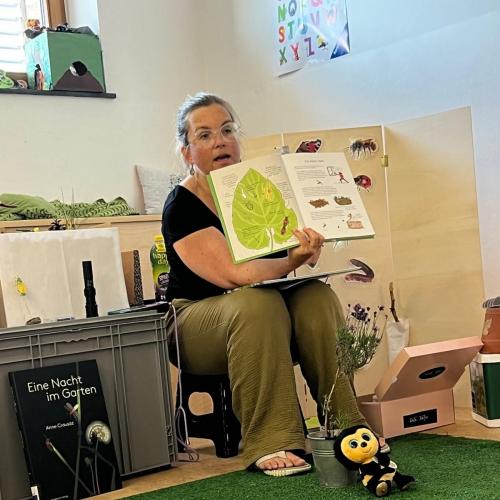 Literaturvermittlerin Christina Perchtl 