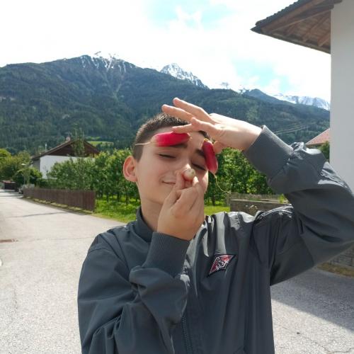hübsches Radieschengesicht