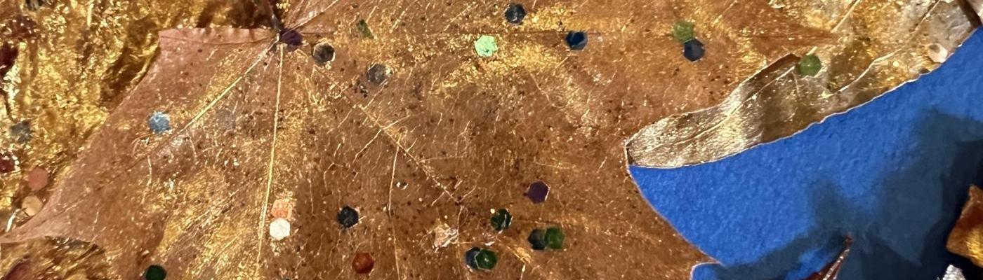 Ausschnitt aus dem Kunstwerk, das die Kinder gemeinsam mit dem Künstler gestaltet haben