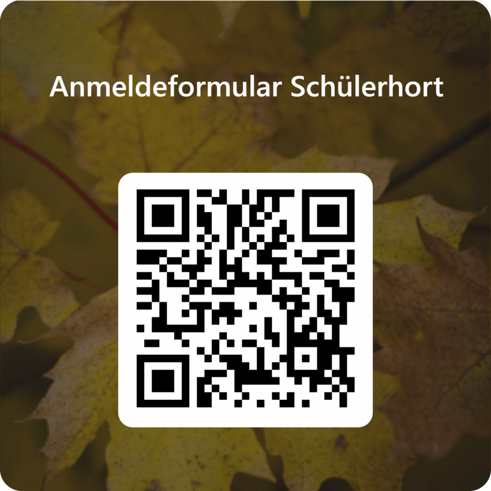 QR Code zur Anmeldung für die Herbstferien