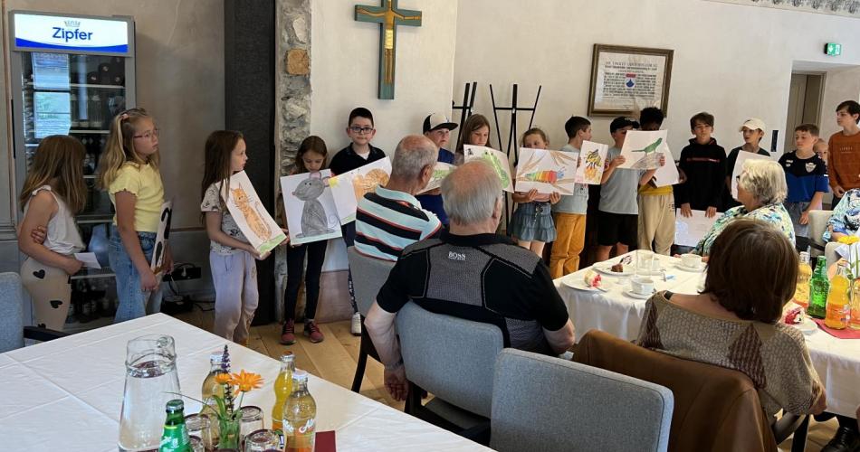 Kinder beim Hoangart